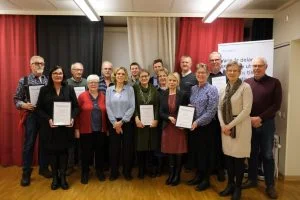 Vid Vindbonus-utdelningen, som ägde rum på Myckelby Bygdegård den 21 nov, samlades representanter för de sex föreningarna. 